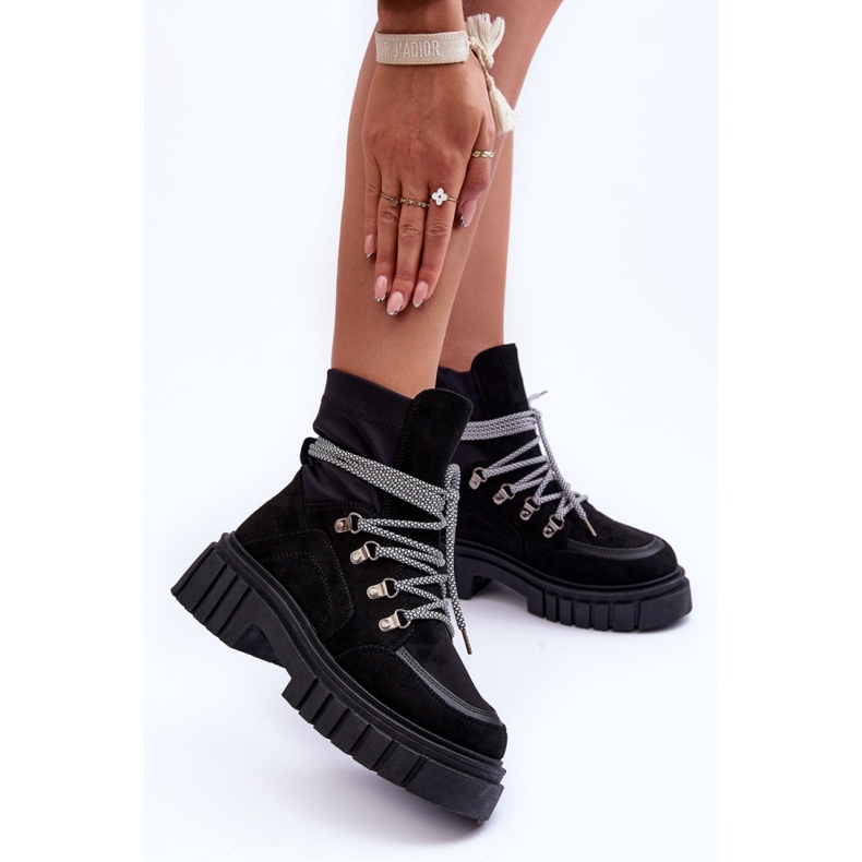 Step in style Bokacsizma Modell Acorn 88-65 Black Suede - Stílusosan fekete 1 Step in style Bokacsizma Modell Acorn 88-65 Black Suede - Stílusosan fekete 1