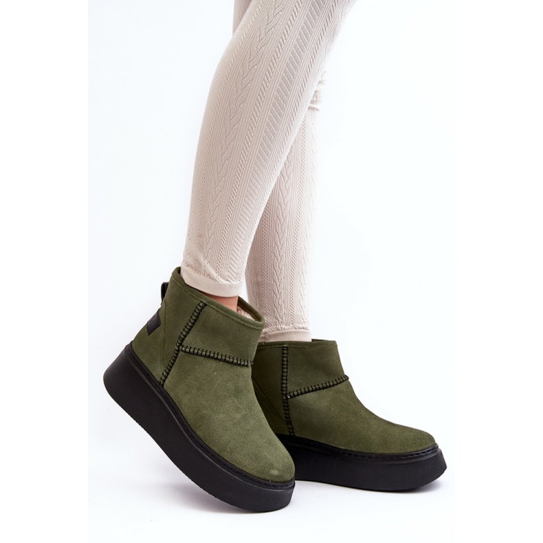 Step in style Hócsizma Maciejka 06257-24 Olive modell - Lépj stílusosan zöld 1
