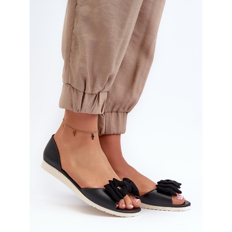 Seastar Női gumi balett masnival, fekete 1