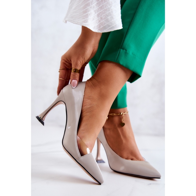 Step in style Magassarkú Tamira F6102 modell Világosszürke - Lépjen stílusosan 1