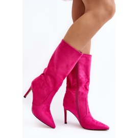 Step in style Csizma Model Odetteia CLS-256 Fuchsia - Lépjen stílusosan rózsaszín 2