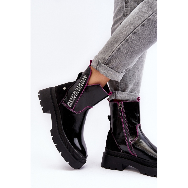 Step in style Bakancs Maciejka 06236-15 fekete - Lépjen stílusosan 2