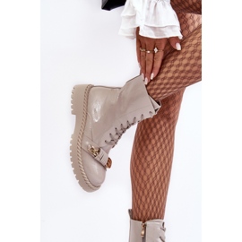 Step in style Bakancs Da MR870-67 világosszürke lakk - Lépjen stílusosan 2