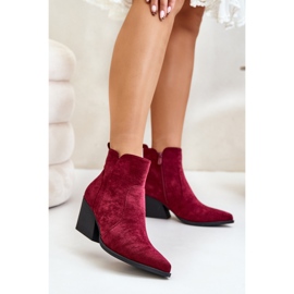 Step in style Virtris RQ491 Bordo típusú csizma - Lépjen stílusosan piros 1