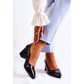 Step in style Szivattyúk Model Sergio Leone PB411 Black Lakier - Lépj stílusosan fekete 1