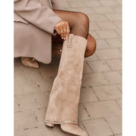 Step in style Kaithena CLS-365 modell bézs csizma - Lépj stílusosan 2