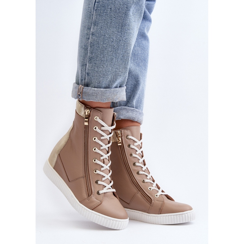 Step in style Zazoo 3081 bézs modell tornacipő - Lépj stílusosan 1