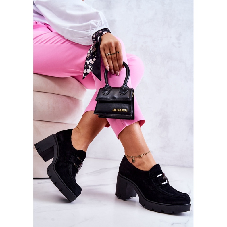 Step in style Cipők Harmell 20097 Black Suede modell - Lépj stílusosan fekete 2