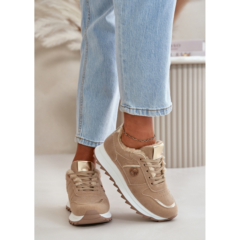 Step in style Sportcipők Lerisas TL289-63 Khaki modell - Lépj stílusosan bézs 1