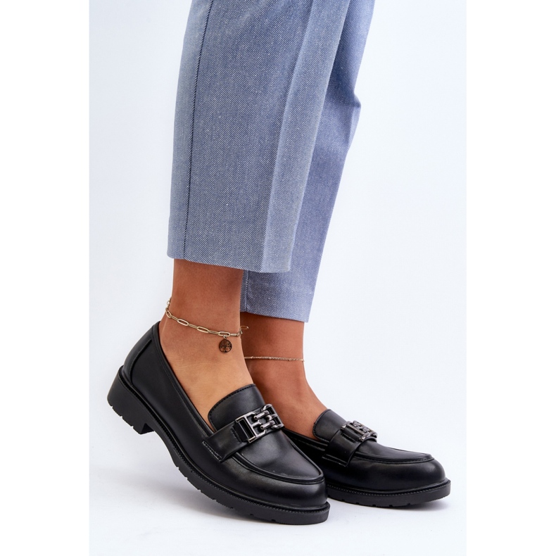 Step in style Moccasin Model S.Barski HY372 Fekete - Lépj stílusosan 1 Step in style Moccasin Model S.Barski HY372 Fekete - Lépj stílusosan 1