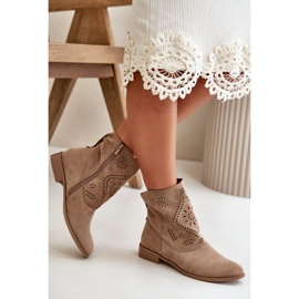 Step in style Csizmák Modell Irinette MAM65-106 Bézs - Lépj stílusosan 1 Step in style Csizmák Modell Irinette MAM65-106 Bézs - Lépj stílusosan 1