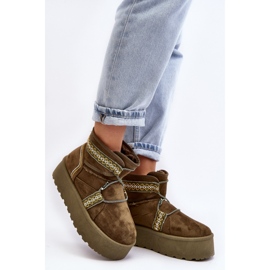 Step in style Hócsizma Milson AA-21 zöld modell – Lépj stílusosan 1