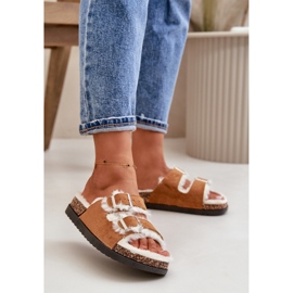 Step in style Ezilena WSL-200 Camel modell papucs - Lépj stílusosan barna 1