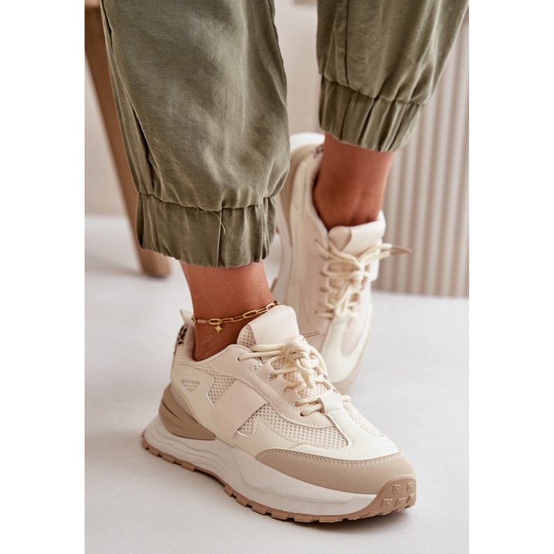 Step in style Sportcipő Modell Nevelaine 7583 Bézs/Leopard - Lépjen stílusosan 1