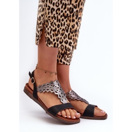 Step in style Szandálok Model Sergio Leone SK070H Fekete - Lépj stílusosan 1