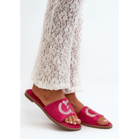 Step in style Szandál papucs S.Barski KV27-052 fukszia - Lépj stílusosan rózsaszín 1 Step in style Szandál papucs S.Barski KV27-052 fukszia - Lépj stílusosan rózsaszín 1