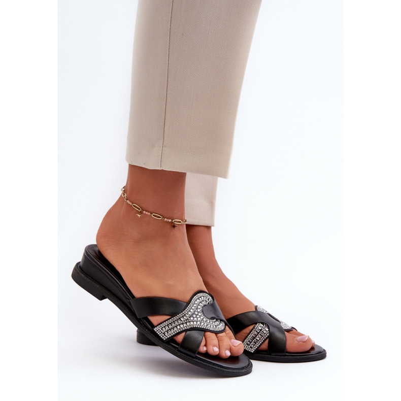 Step in style Szandál Flip-flop Asysa WD182 fekete modell - Lépjen stílusosan 1