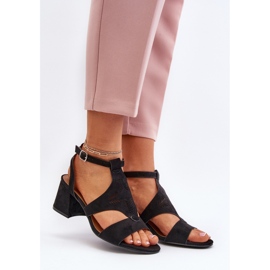 Step in style Eleriva N24-028 modell szandál fekete - Lépj stílusosan 1