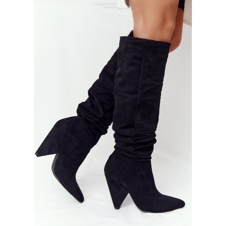 Step in style Csizma Modell Lu Boo XW37355 Black Suede - Lépjen stílusosan fekete 2