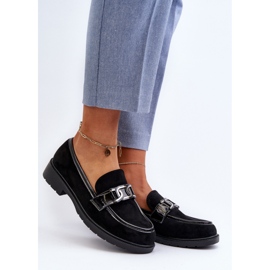 Step in style Mokaszin S.Barski HY3350A fekete - Lépj stílusosan 1
