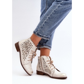 Step in style Zazoo 2871/004 arany típusú csizma - Lépj stílusosan sárga 2