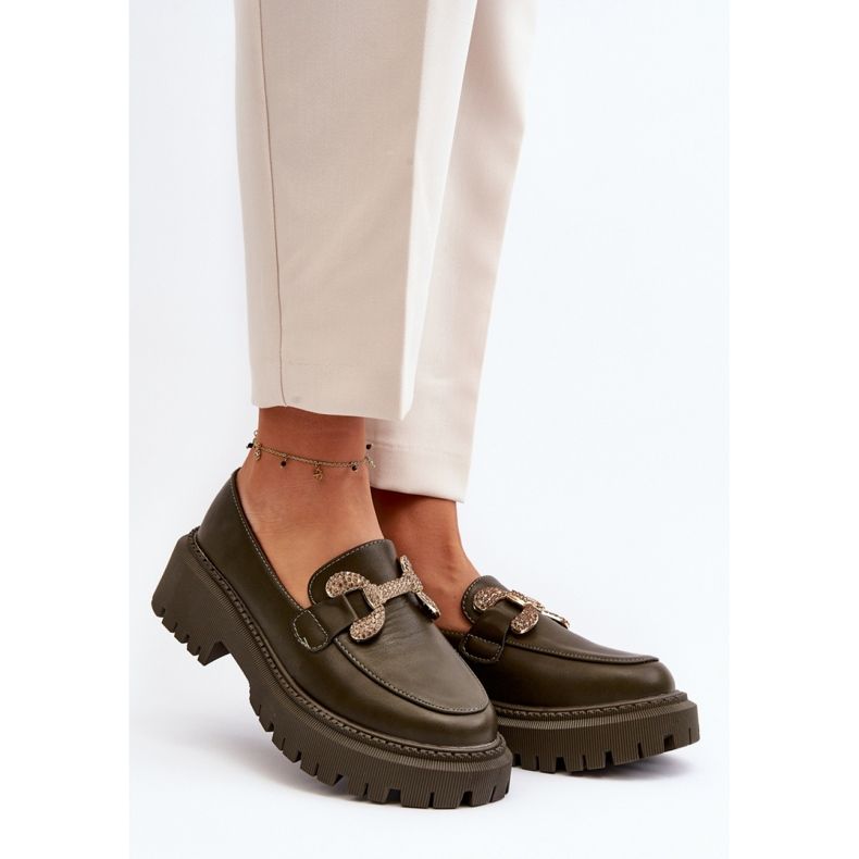 Step in style Mokaszin Gargi H8-309 Sötétzöld - Lépj stílusosan 1