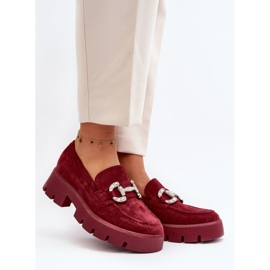 Step in style Mokaszin modell Ellise G422 Bordo - Lépj stílusosan piros 1