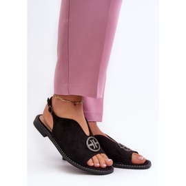 Step in style Szandál Modell S.Barski KV27-059 Fekete - Lépj stílusosan 1