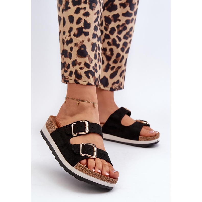 Step in style Ursila 24DZ21-7225 modell szandál papucs - Lépj stílusosan fekete 2