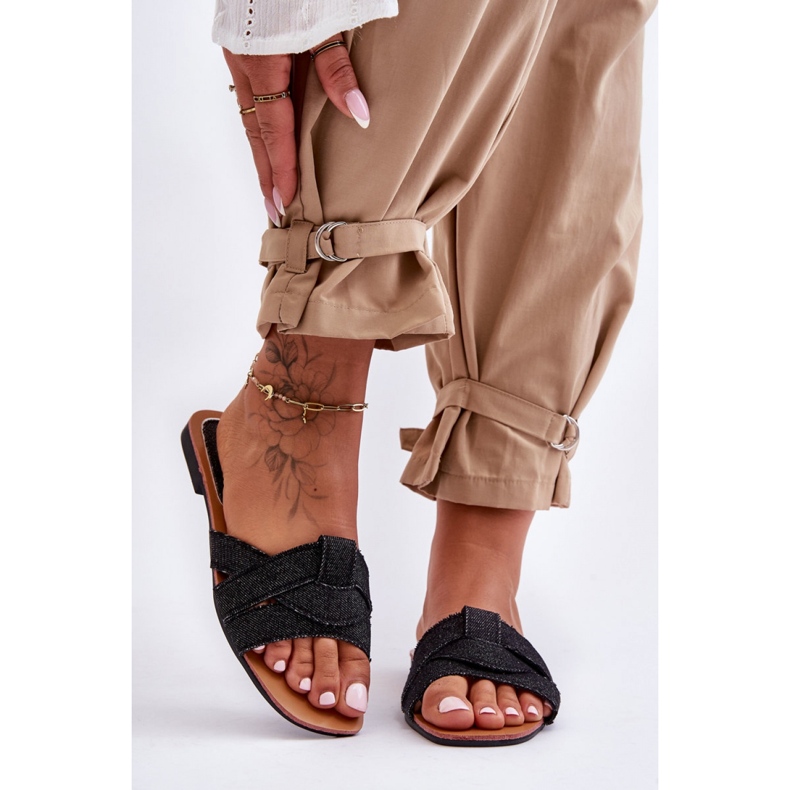 Step in style Szandál Flip-flop Aversa W-112 fekete modell - Lépjen stílusosan 1