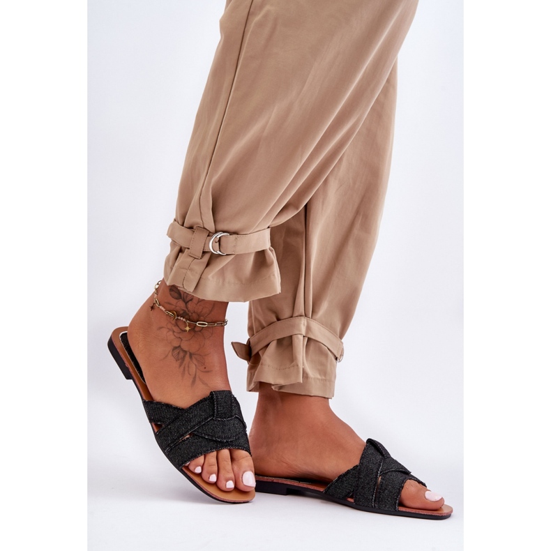 Step in style Szandál Flip-flop Aversa W-112 fekete modell - Lépjen stílusosan 2