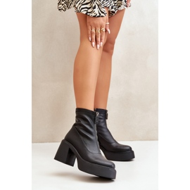 Step in style Bakancs Vinceza 66715 fekete - Lépjen stílusosan 1