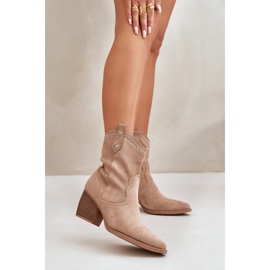 Step in style Csizma Modell Narinae CHC359 Bézs - Lépj stílusosan 1