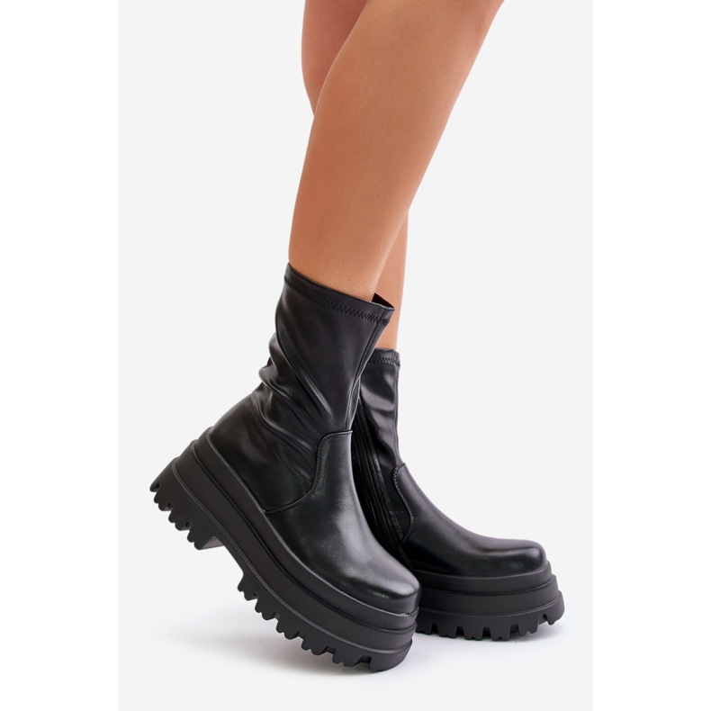 Step in style Bokacsizma Florinara 52062 fekete modell - Lépj stílusosan 1