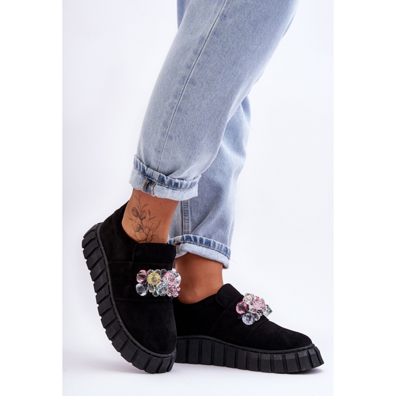 Step in style Sportcipők Model Desire NB615 Black Suede - Lépj stílusosan fekete 1