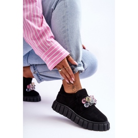 Step in style Sportcipők Model Desire NB615 Black Suede - Lépj stílusosan fekete 2