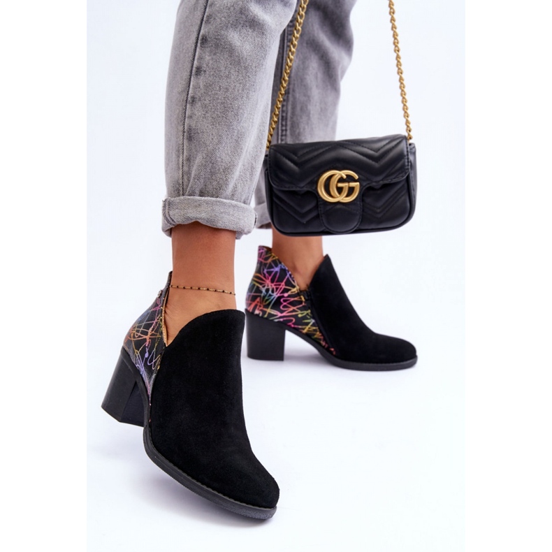 Step in style Bakancs Maciejka 04492-99 fekete bőr - Lépjen stílusosan 2