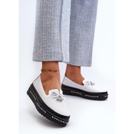 Step in style S.Barski LR400 modell mokaszin fehér - Lépj stílusosan 1