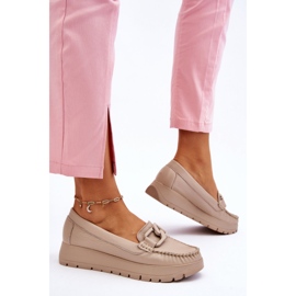 Step in style Mokaszin modell Desmond 10141 bézs - Lépj stílusosan 1