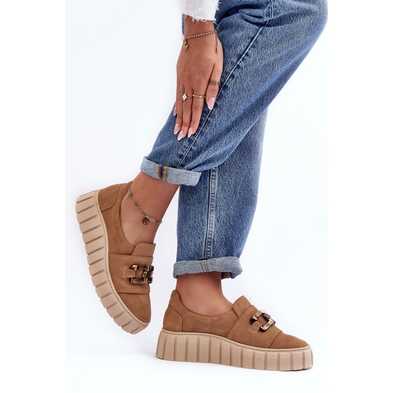 Step in style Cipők Lewski 3398 Sötétbézs modell - Lépj stílusosan 2 Step in style Cipők Lewski 3398 Sötétbézs modell - Lépj stílusosan 2