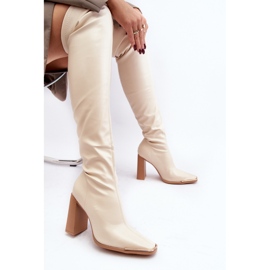 Step in style Orcella 6028 bézs modell csizma - Lépjen stílusosan 2
