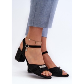 Step in style Narhi 20241 fekete modell szandál - Lépj stílusosan 1