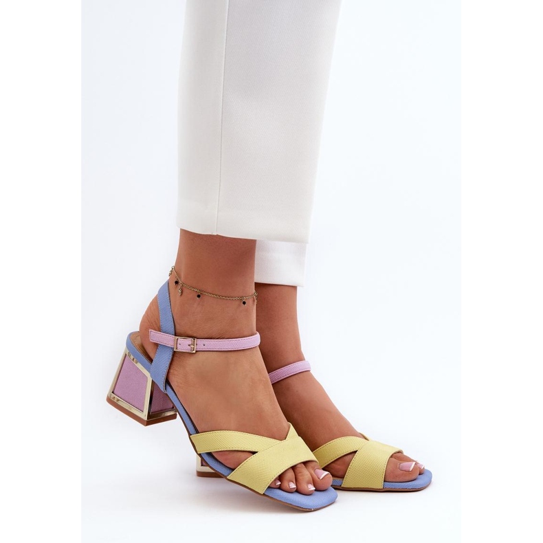 Step in style Da CR482 sárga szandál - Lépjen stílusosan 1