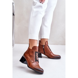 Step in style Bakancs Zazoo 60504 Barna - Lépjen stílusosan 1