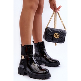 Step in style Chelsea csizma Modell Elspetia F35-1 Black Lakk - Lépj stílusosan fekete 1 Step in style Chelsea csizma Modell Elspetia F35-1 Black Lakk - Lépj stílusosan fekete 1