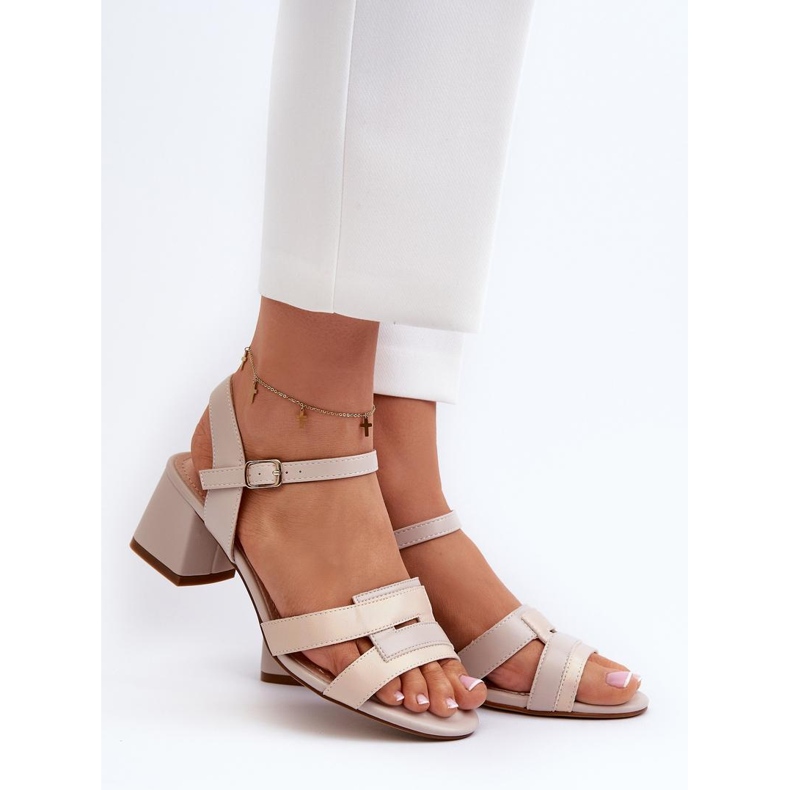 Step in style Sergio Leone SK894 Bézs modell szandál - Lépj stílusosan 1 Step in style Sergio Leone SK894 Bézs modell szandál - Lépj stílusosan 1