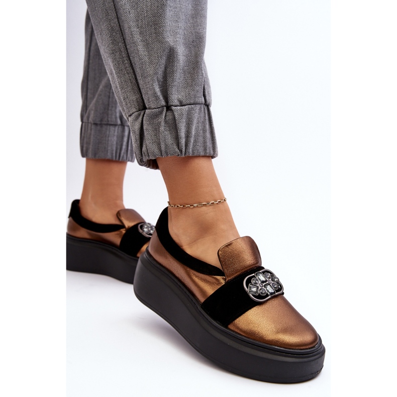 Step in style Cipők Laura Messi 2697/744-300 Gold modell – Lépj stílusosan sárga 2