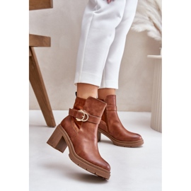 Step in style Csizma Inabelle M767 Camel modell - Lépj stílusosan barna 1