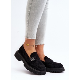 Step in style Moccasins Model Flanila 62124 Black Suede - Lépjen stílusosan fekete 1