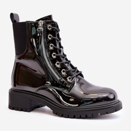 Step in style Workers Model Ravanthia 088 Black - Lépjen stílusosan fekete 2